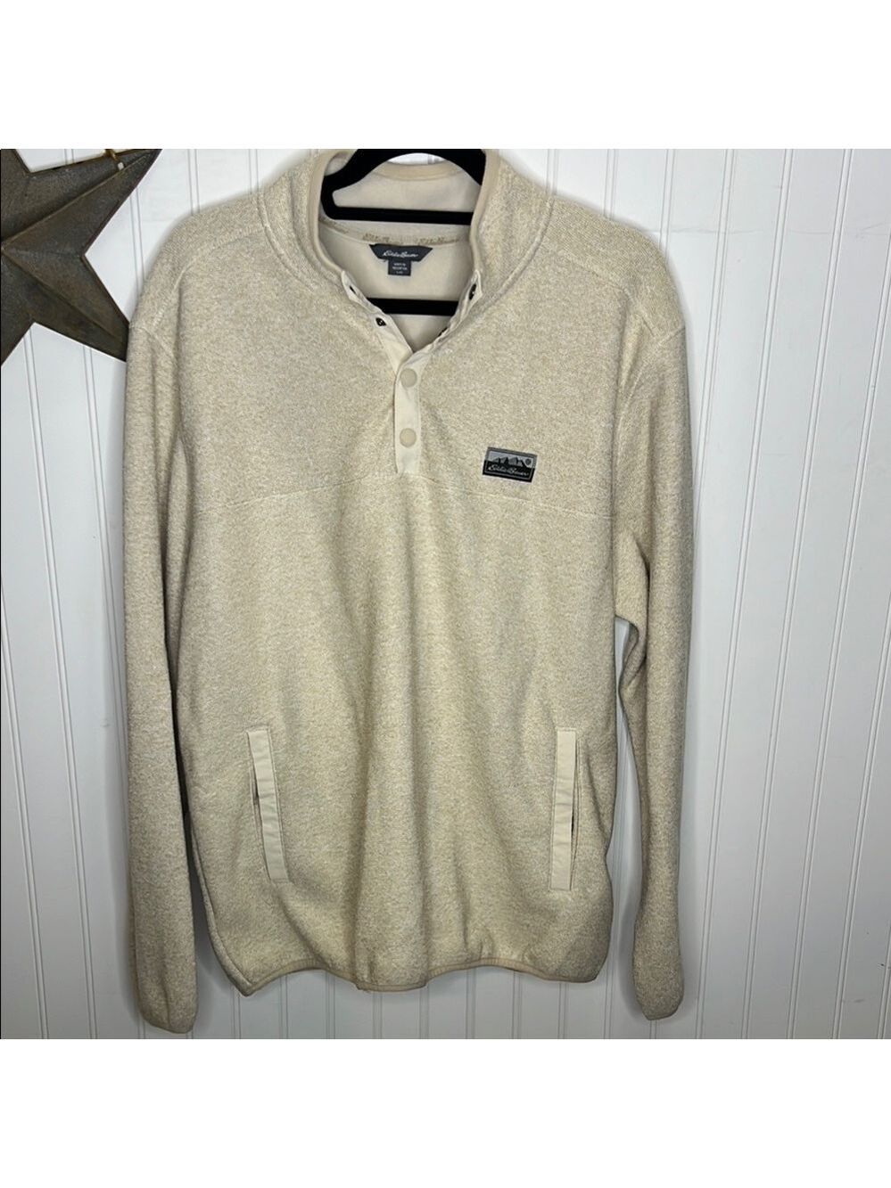 Eddie Bauer Cream Men's Sweater